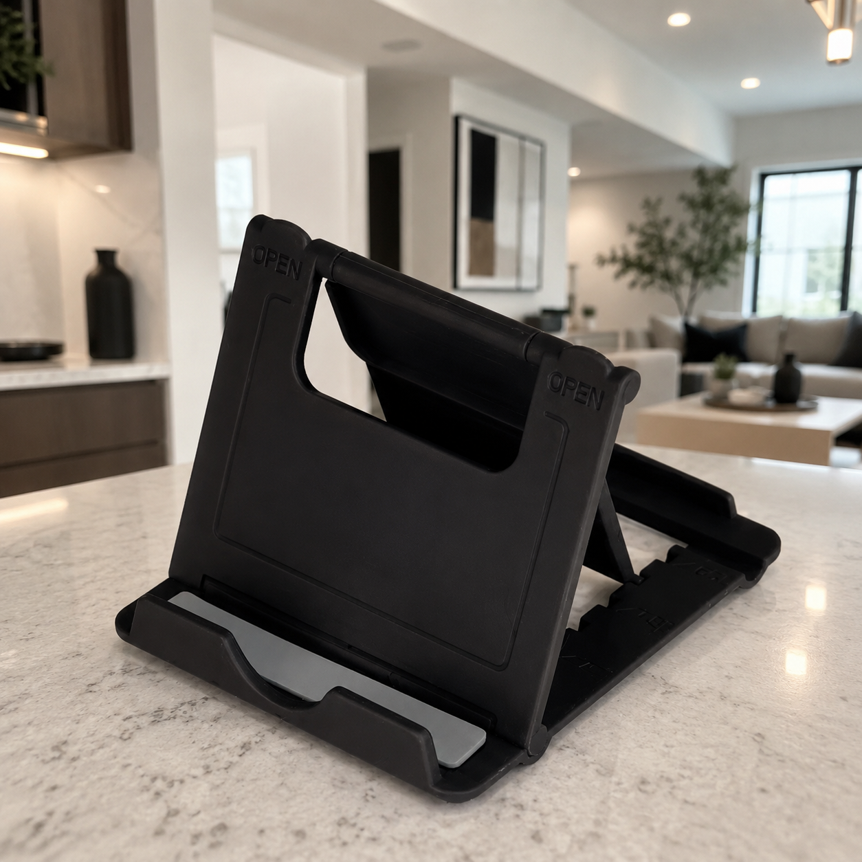 Adjustable Foldable Phone & Tablet Stand Desk Organizer