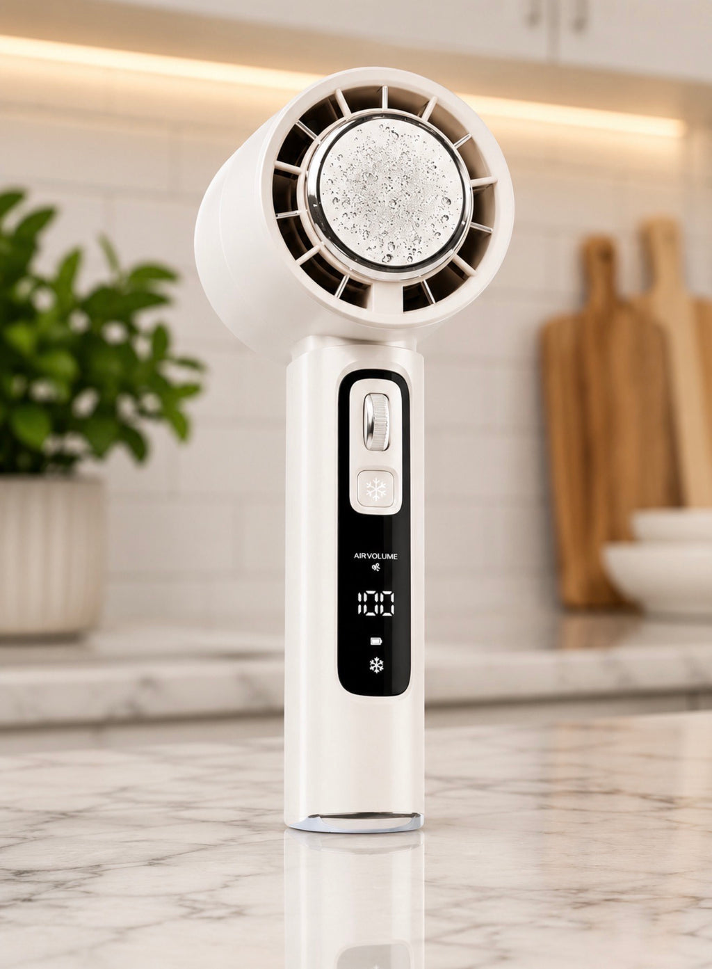 Portable Handheld Cooling Fan Rechargeable, Fast Airflow