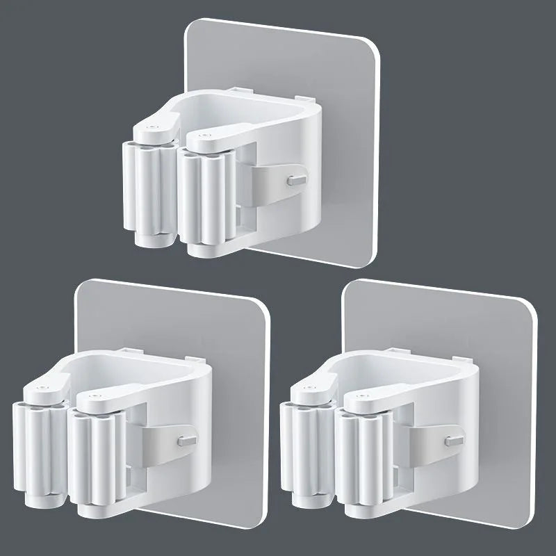 Multi-Purpose Adhesive Holder No-Drill Hook Rack for Kitchen & Bathroom