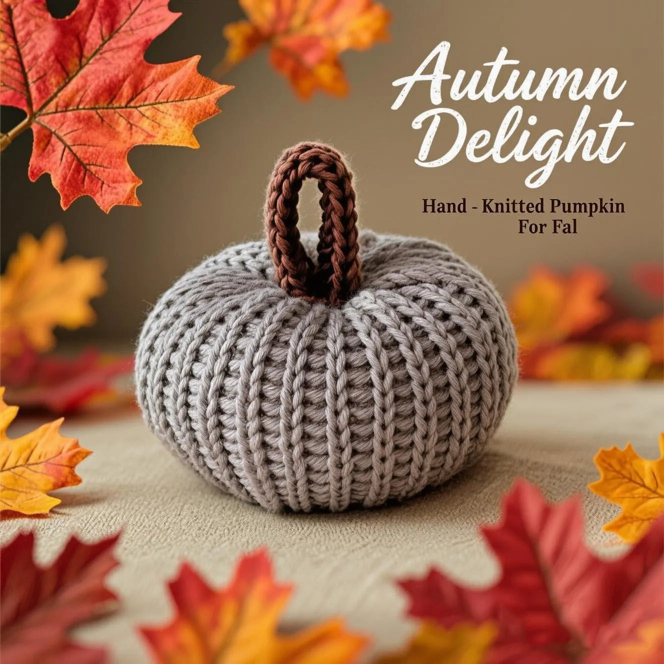 Crochet Pumpkin Ornaments Set Handmade Knitted Fall Pumpkin Decor for Halloween Thanksgiving Table Centerpiece Home Decoration