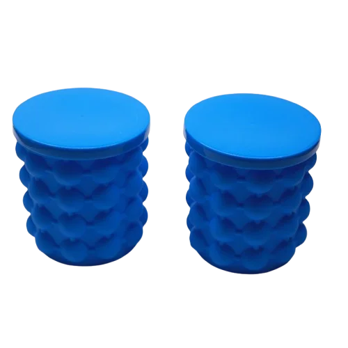 2-in-1 Silicone Ice Bucket & Ice Cube Mold Portable Drink Maker