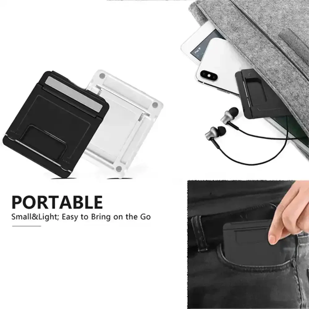 Adjustable Foldable Phone & Tablet Stand Desk Organizer