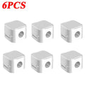 Magnetic Cable Organizer 6 PC Adhesive Cord Clips for Desk & Home Office