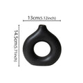 Minimalist Donut Vase Modern Ceramic Flower Pot