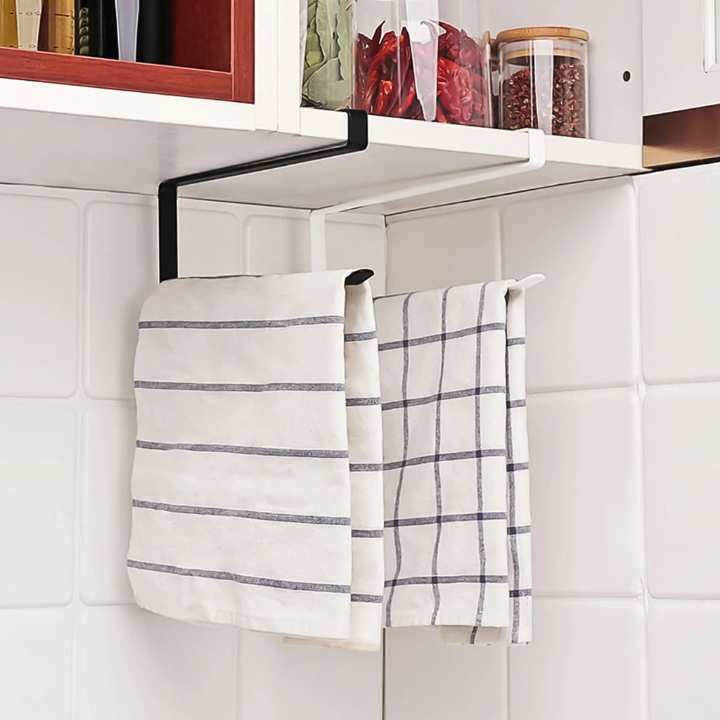 Under-Cabinet Paper Towel Holder Punch- Free Wall Mount for Kitchen & Bathroom