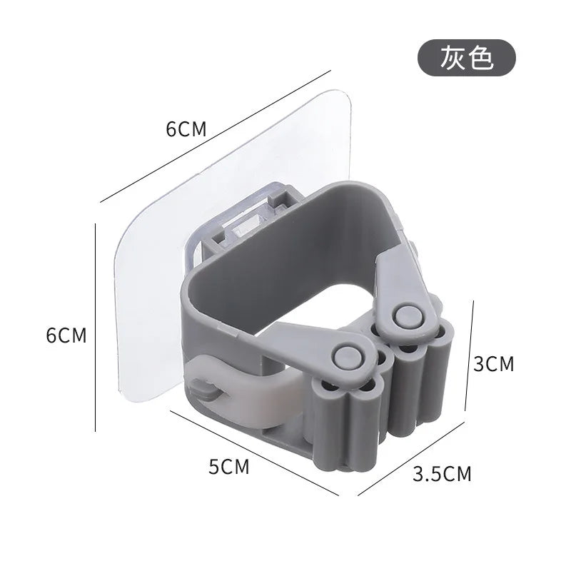 Multi-Purpose Adhesive Holder No-Drill Hook Rack for Kitchen & Bathroom