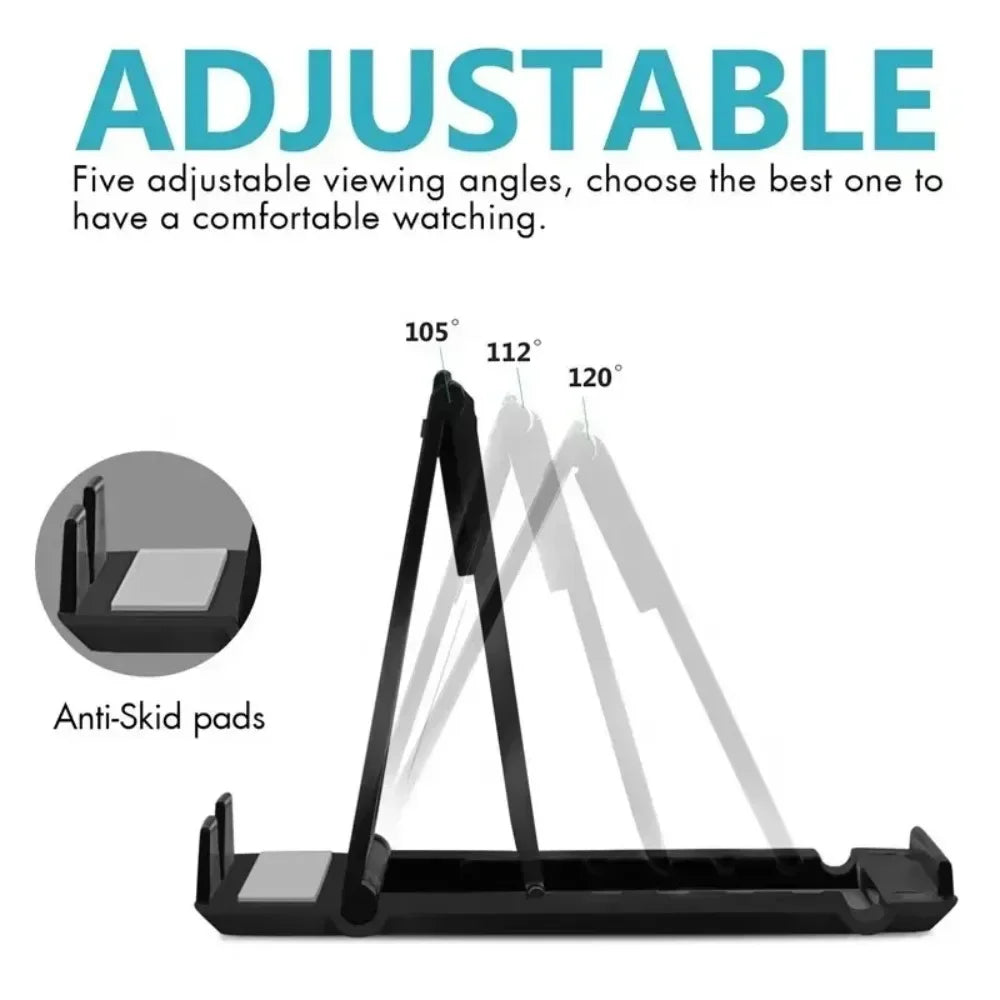 Adjustable Foldable Phone & Tablet Stand Desk Organizer