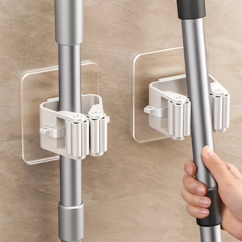 Multi-Purpose Adhesive Holder No-Drill Hook Rack for Kitchen & Bathroom