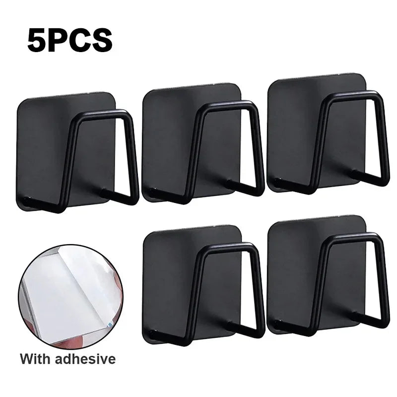 Stainless Steel Sink Sponge Holder – No Drill, Self-Adhesive