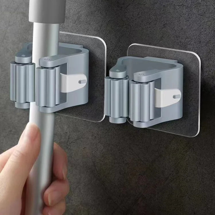 Multi-Purpose Adhesive Holder No-Drill Hook Rack for Kitchen & Bathroom
