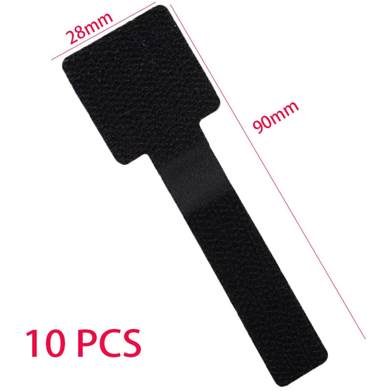 Reusable Self-Adhesive Cable Organizer Straps Desk & Wire Management for Home & Office