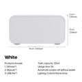 Flame Aroma Diffuser Ultrasonic Cool Mist Essential Oil Diffuser with LED Flame Effect