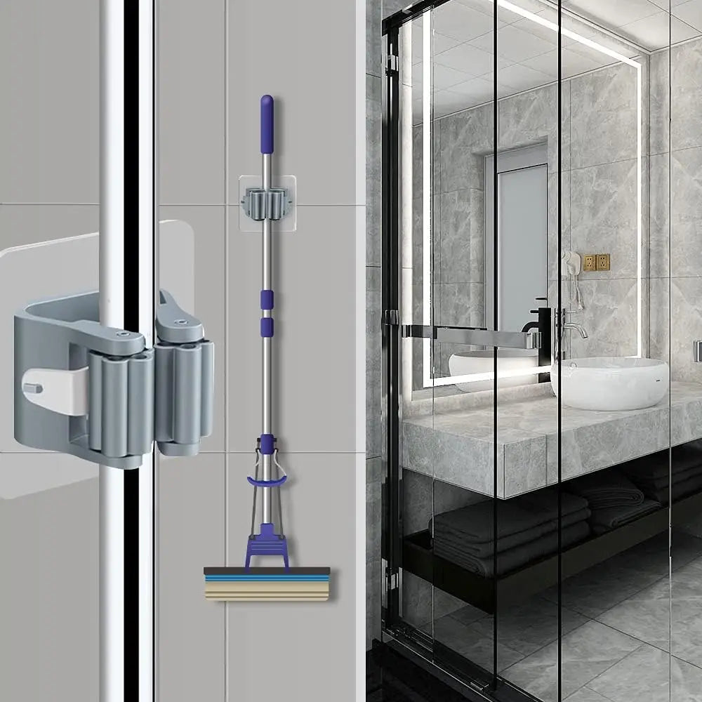 Multi-Purpose Adhesive Holder No-Drill Hook Rack for Kitchen & Bathroom