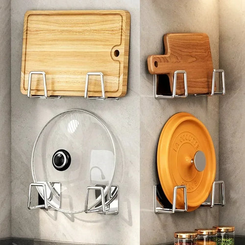 Stainless Steel Sink Sponge Holder – No Drill, Self-Adhesive
