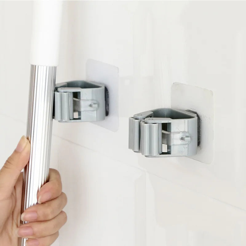 Multi-Purpose Adhesive Holder No-Drill Hook Rack for Kitchen & Bathroom
