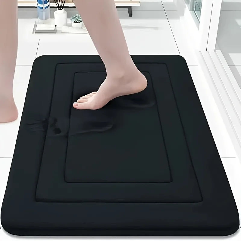 Absorbent Non-Slip Bath Mat Soft Comfort Standing Pad for Bathroom, Bedroom & Living Room