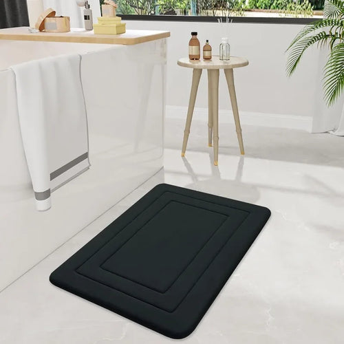 Absorbent Non-Slip Bath Mat Soft Comfort Standing Pad for Bathroom, Bedroom & Living Room