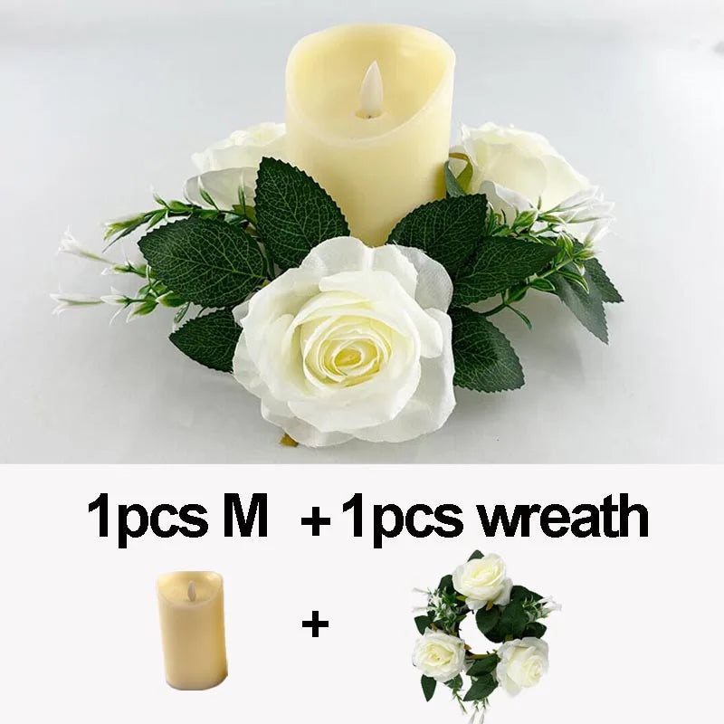 Flameless Moving Wick LED Candles Kid and Pet Safe Dancing Flame Electric Candles for Home Wedding Halloween Decor