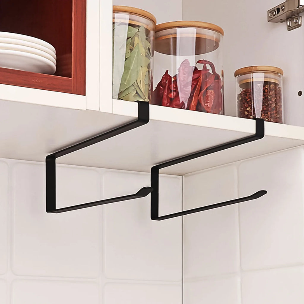 Under-Cabinet Paper Towel Holder Punch- Free Wall Mount for Kitchen & Bathroom