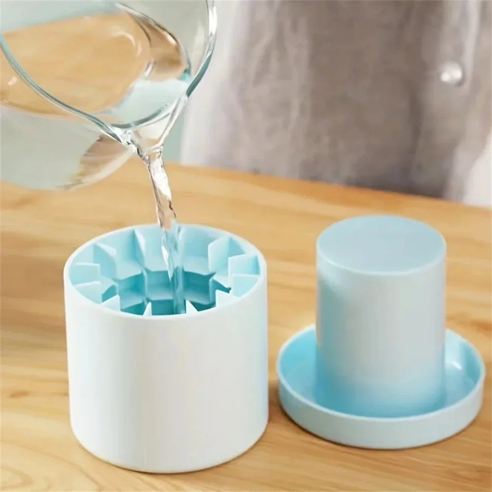 Silicone Ice Cylinder Mold – Twist & Release Ice Cube Maker
